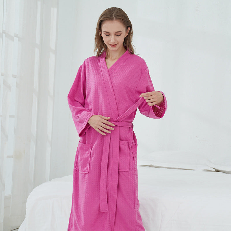 Peignoir gaufré pour couples