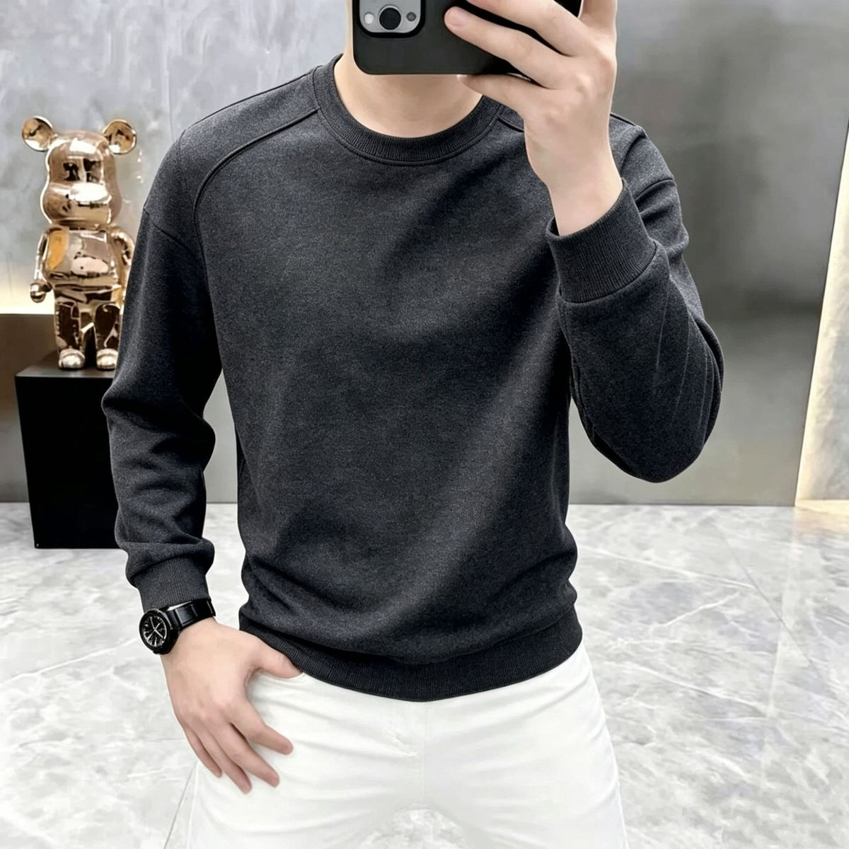 Essential Crew-Neck Sweatshirt