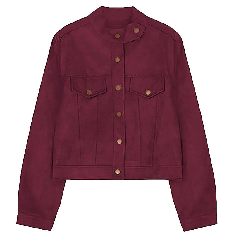 Chaqueta casual roja para parejas