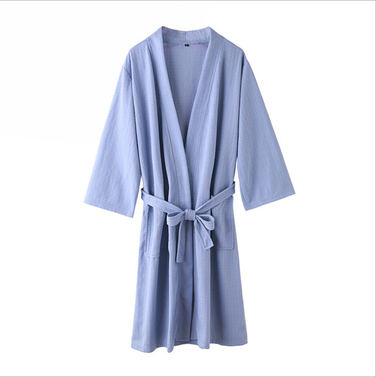 Peignoir gaufré pour couples