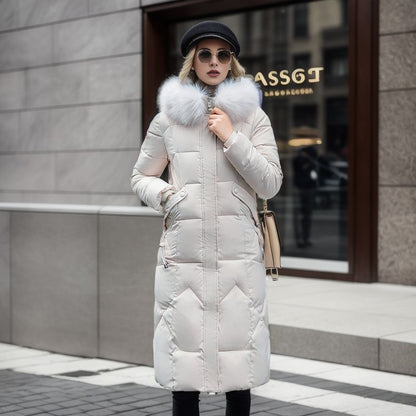 Cappotto imbottito al ginocchio
