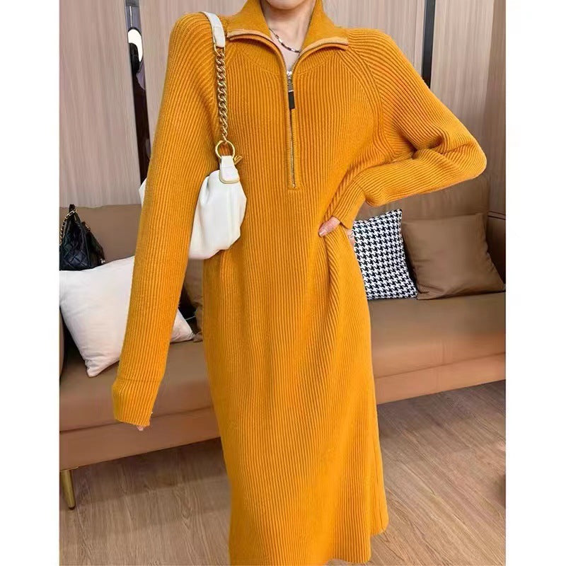 Relaxed Knit Midi Dress