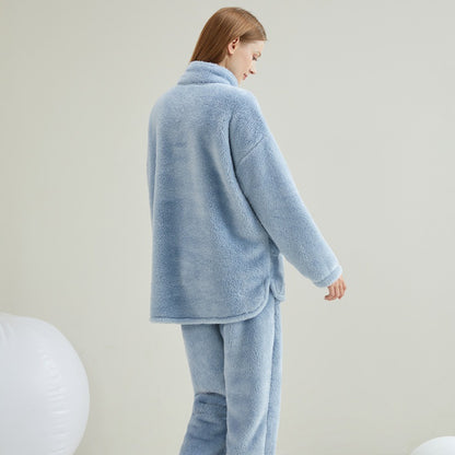 Conjunto de pijama de forro polar coral para parejas