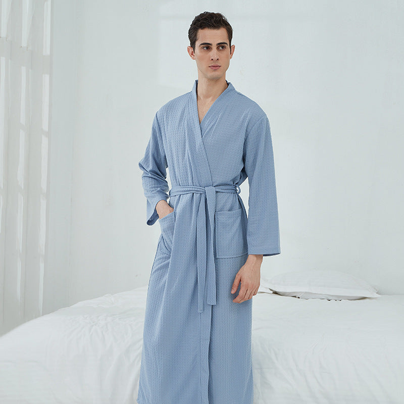 Peignoir gaufré pour couples