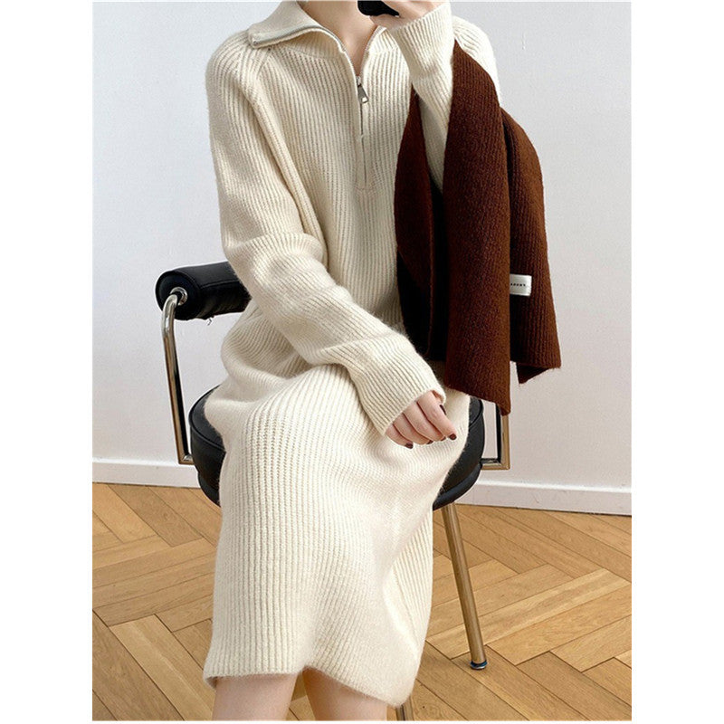 Relaxed Knit Midi Dress