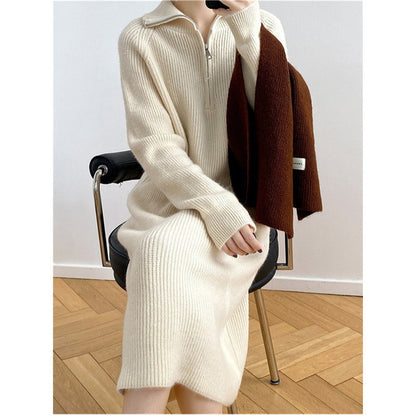 Relaxed Knit Midi Dress