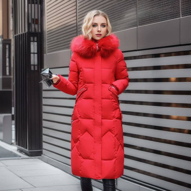 Cappotto imbottito al ginocchio