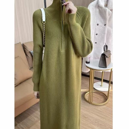 Relaxed Knit Midi Dress