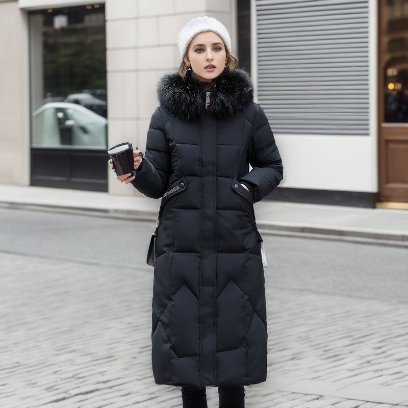 Cappotto imbottito al ginocchio
