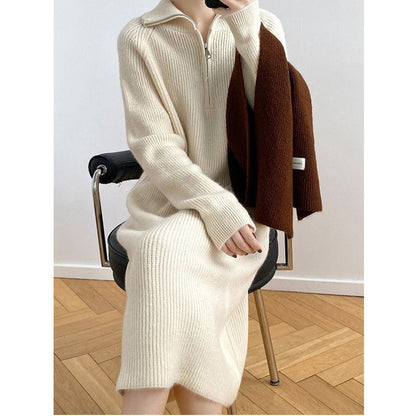 Relaxed Knit Midi Dress
