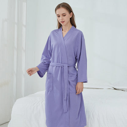 Peignoir gaufré pour couples