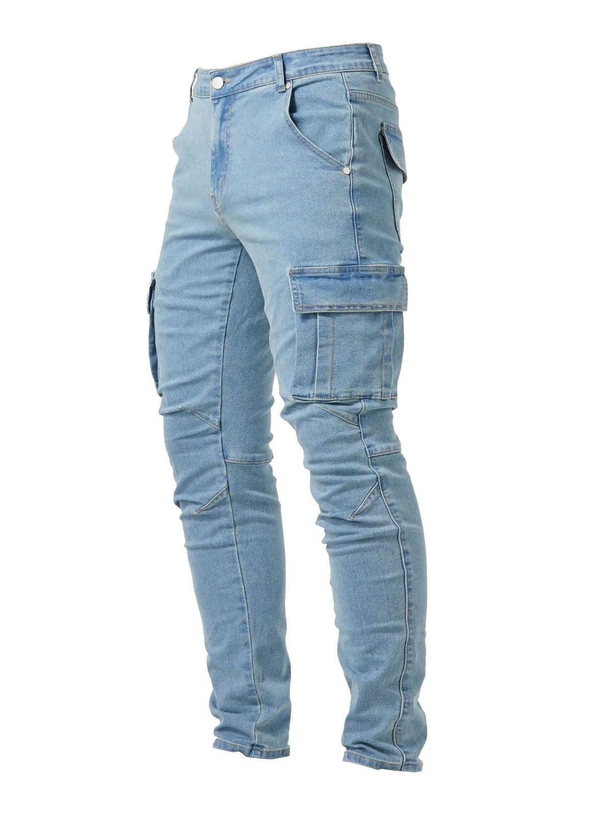 Vintage Slim-Leg Denim Jeans