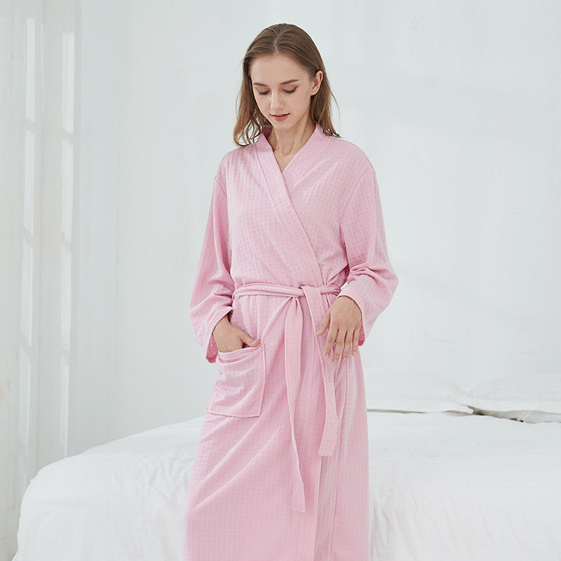 Peignoir gaufré pour couples