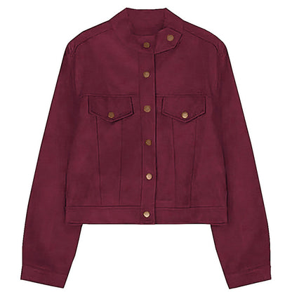 Chaqueta casual roja para parejas