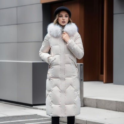 Cappotto imbottito al ginocchio