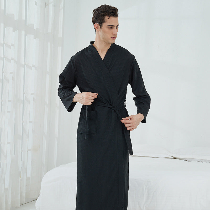 Peignoir gaufré pour couples