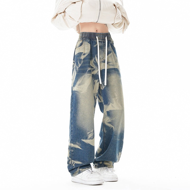 Camouflage Denim Trousers