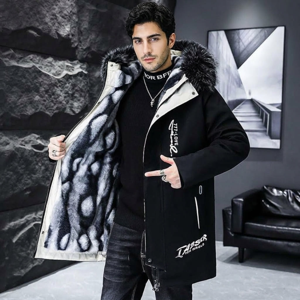 Fleece-Lined Hooded Parka