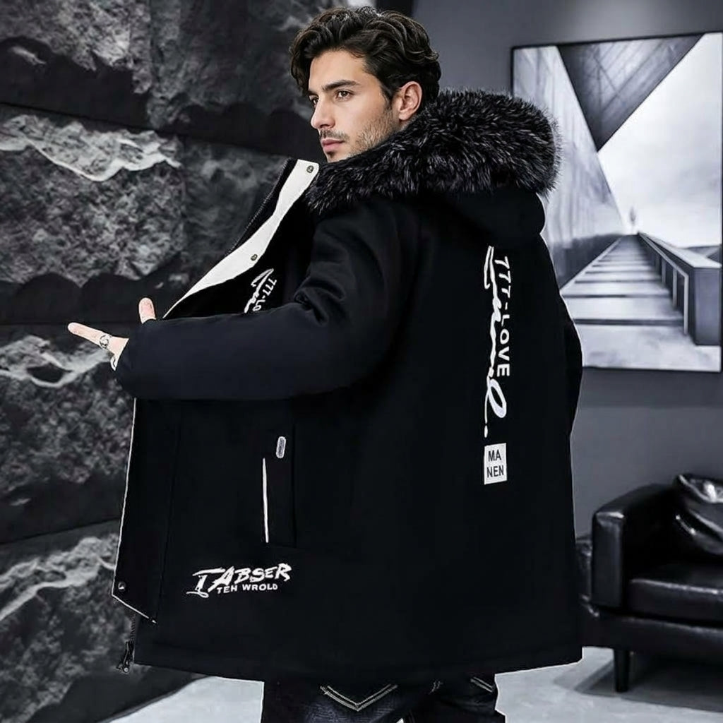 Fleece-Lined Hooded Parka