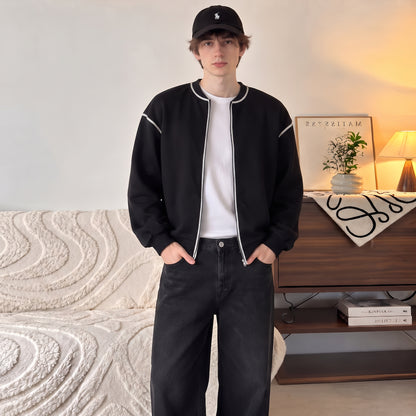 Couples Oversized Baseball Jacket